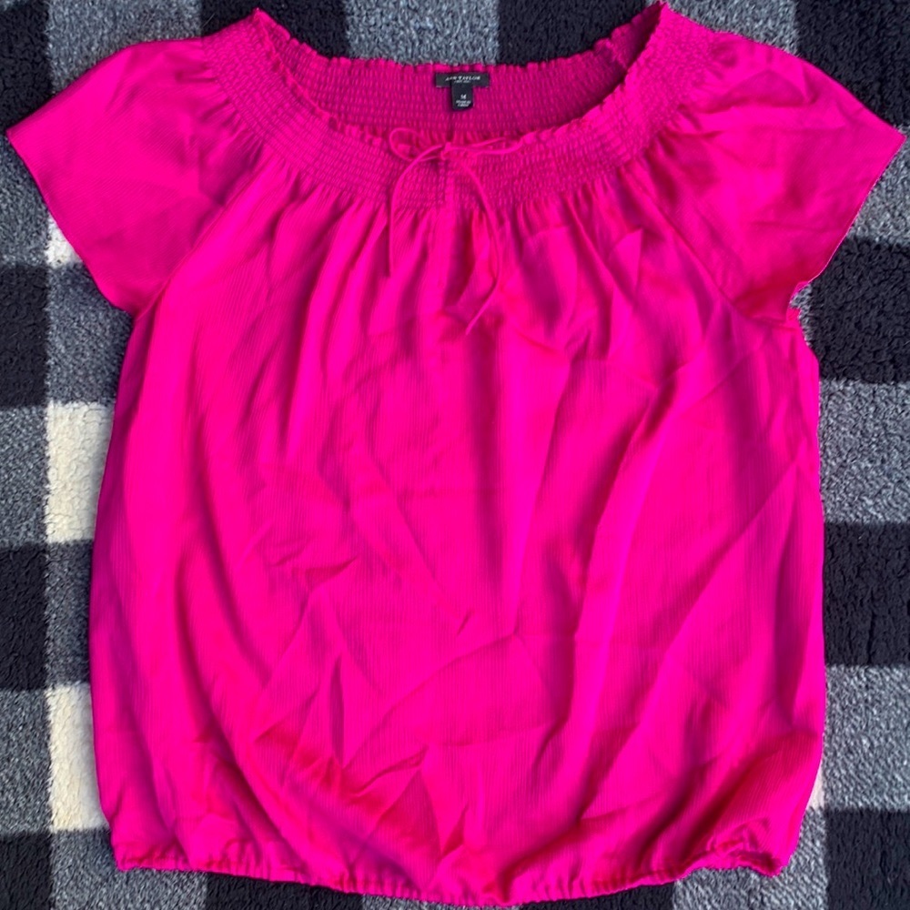 Ann Taylor Pink Blouse